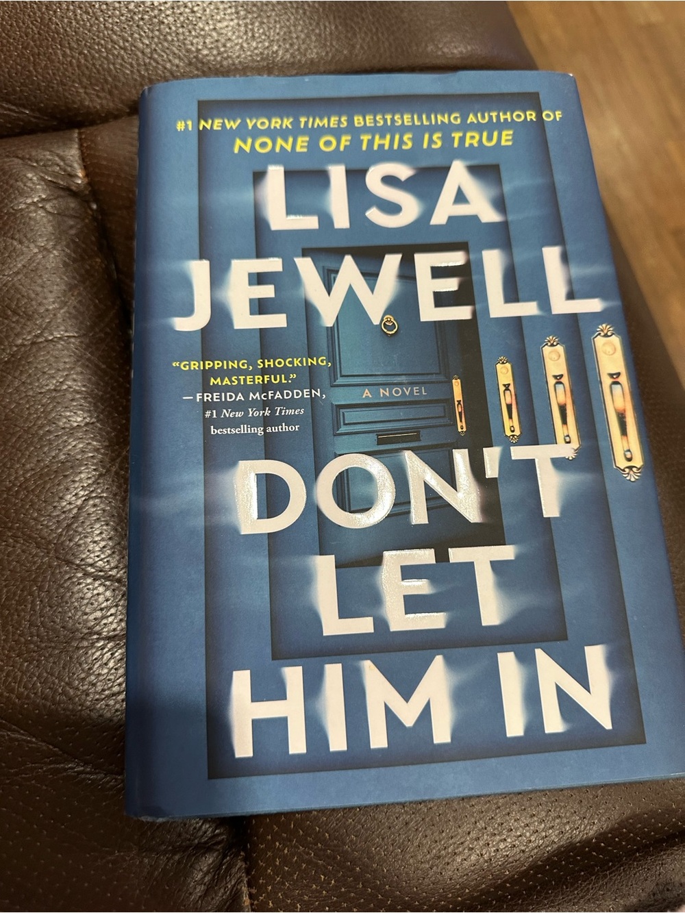 Lisa Jewel’s hardcover book don’t let him in